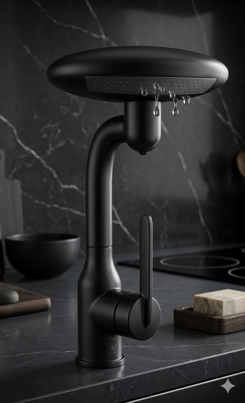 Space basin mixer decoration